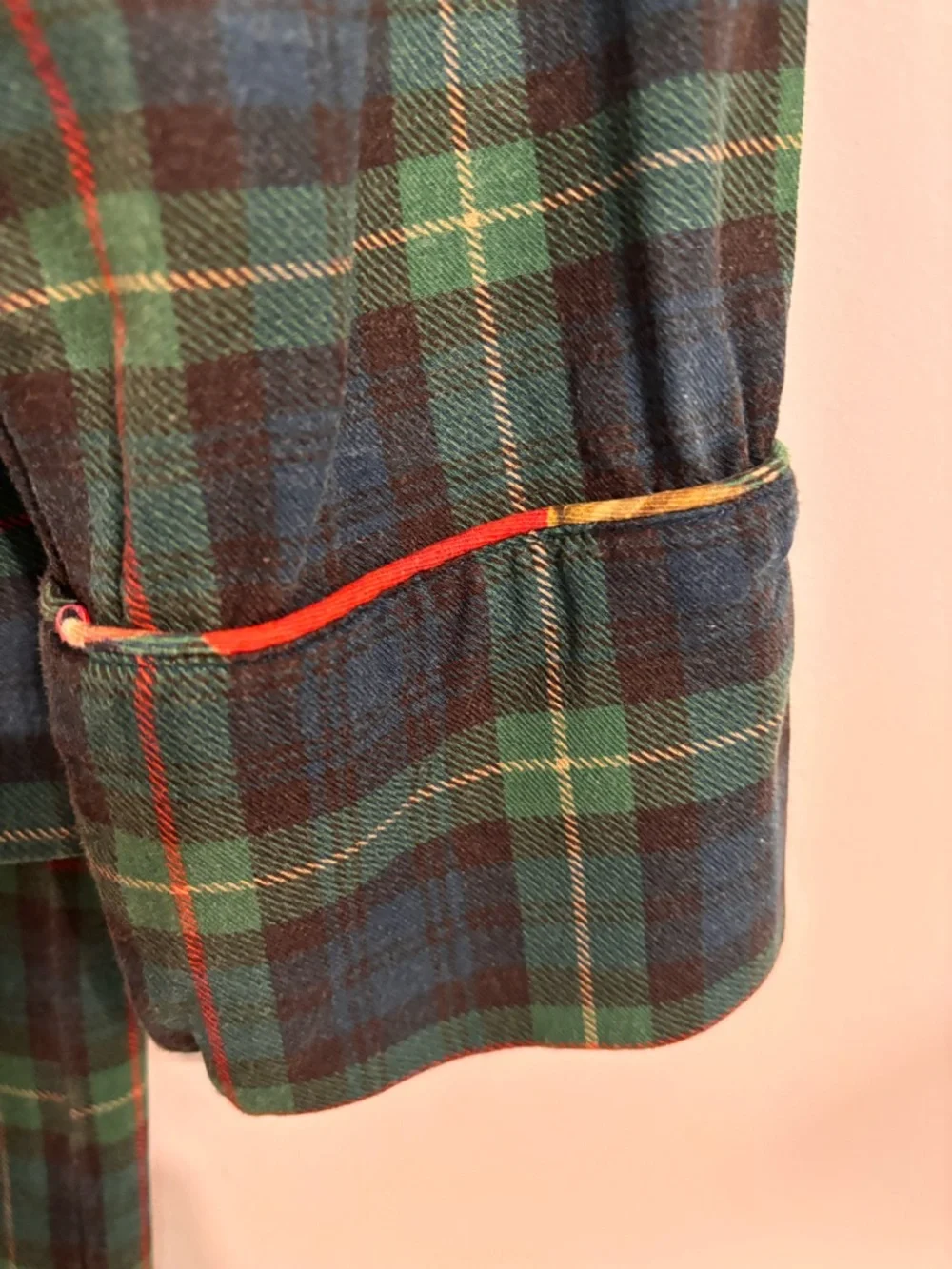 Johnny Was RHODA LONG Plaid Flannel Embroidered PJ SET - Picture 13 of 16